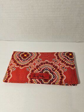 NWOT Vera Bradley Checkbook Cover Paprika Wallet Tote Purse Bag Clutch Handbag
